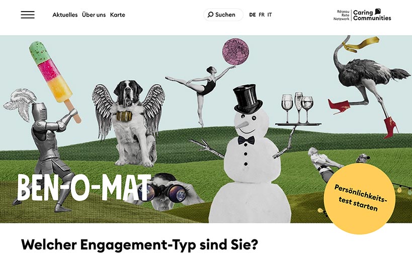 Webprojekt M Kulturprozent Benomat | Soziales & Kultur