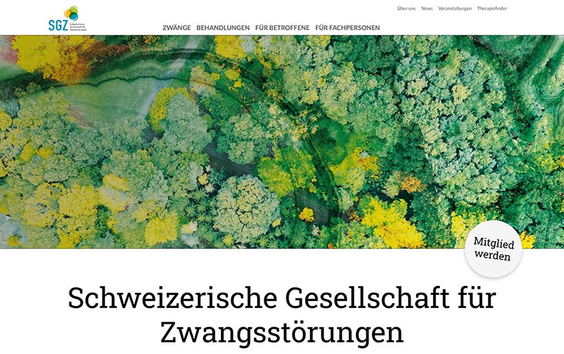 Webprojekt Webseite für SGZ | Gesundheit