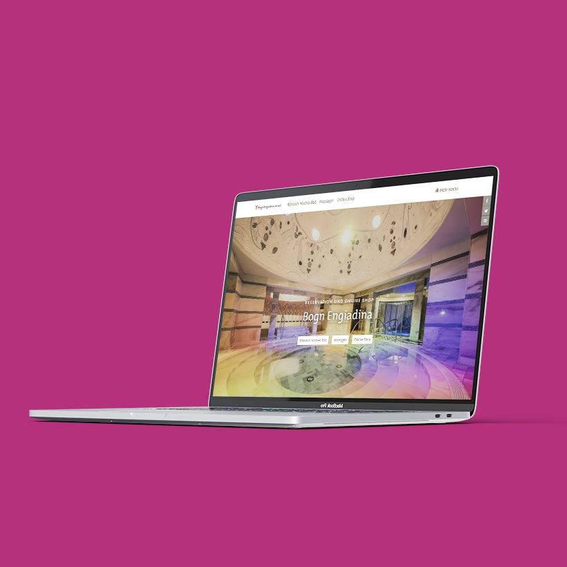 Webprojekt Engadin Bad Scuol | Applikationen, Hotel & Gastro, Shopping