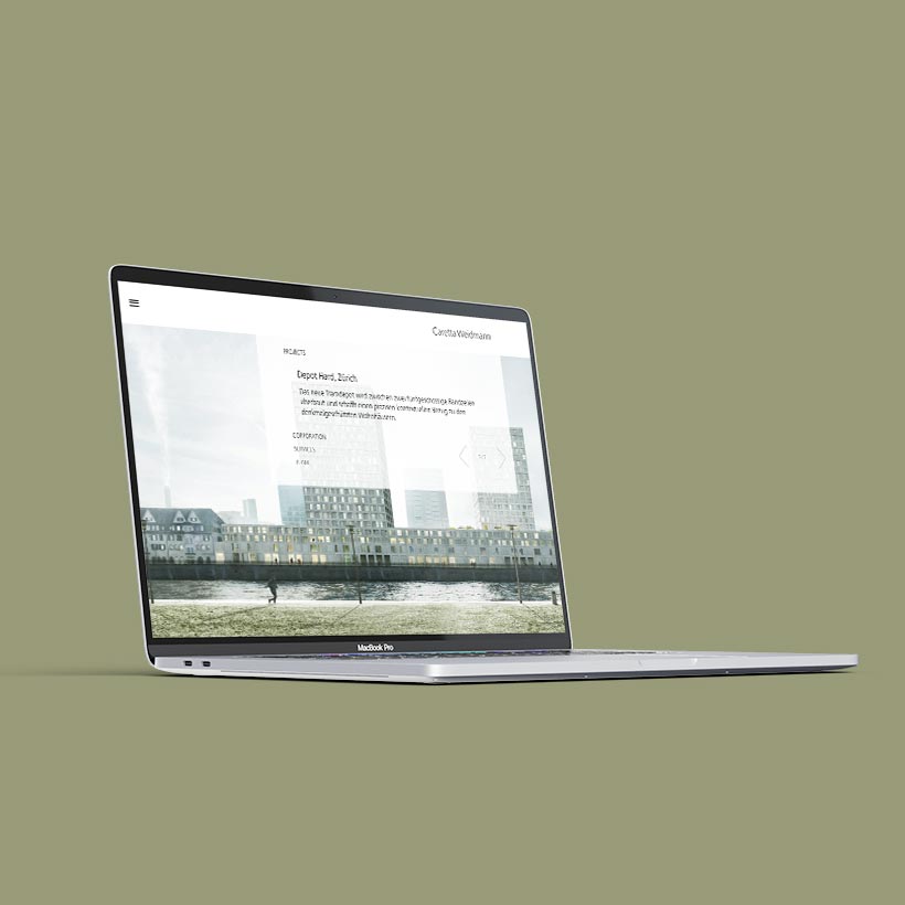 Webprojekt Caretta-Weidmann | Applikationen, Creative