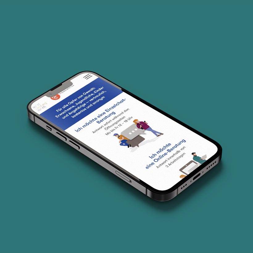 Webprojekt Online Opferberatung | Gesundheit, Soziales & Kultur