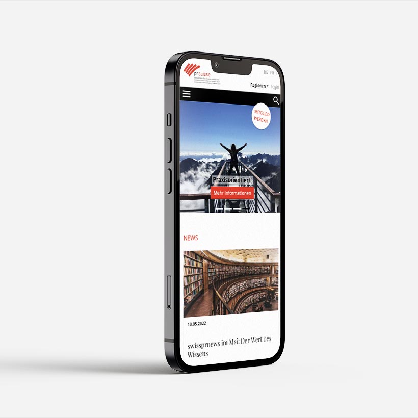 Webprojekt PR Suisse | Verein & Verband, Weiterbildung