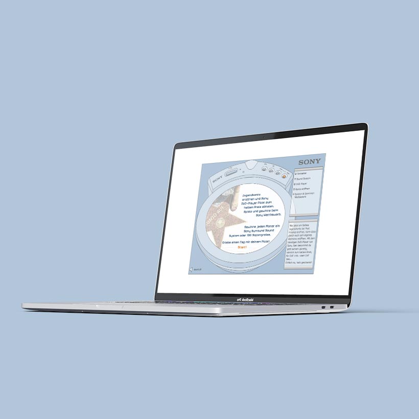 Webprojekt Sony Picot | Creative